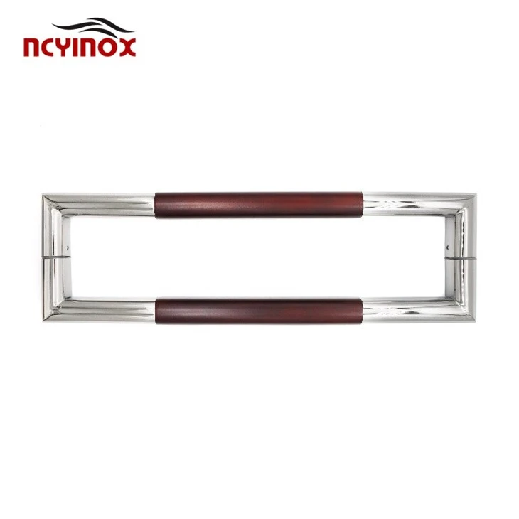 Combination Stainless Steel Wood Door Handle For Modern Design